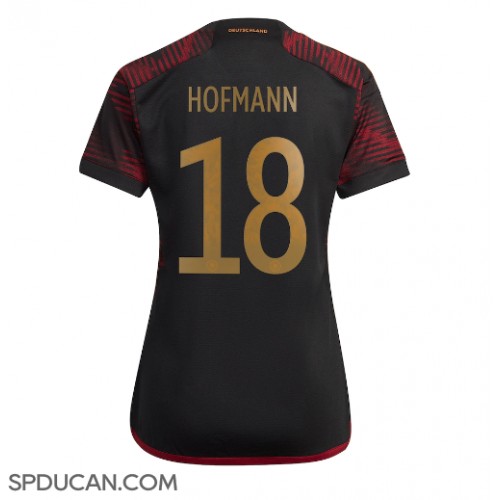 Zenski Nogometni Dres Njemačka Jonas Hofmann #18 Gostujuci SP 2022 Kratak Rukav